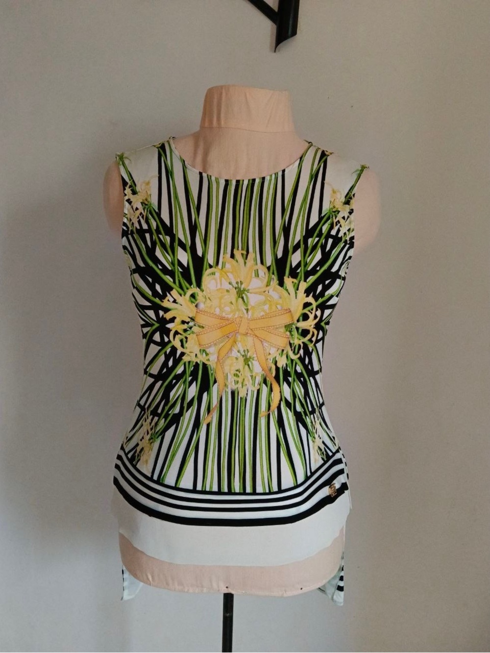 Roberto Cavalli class viscose top